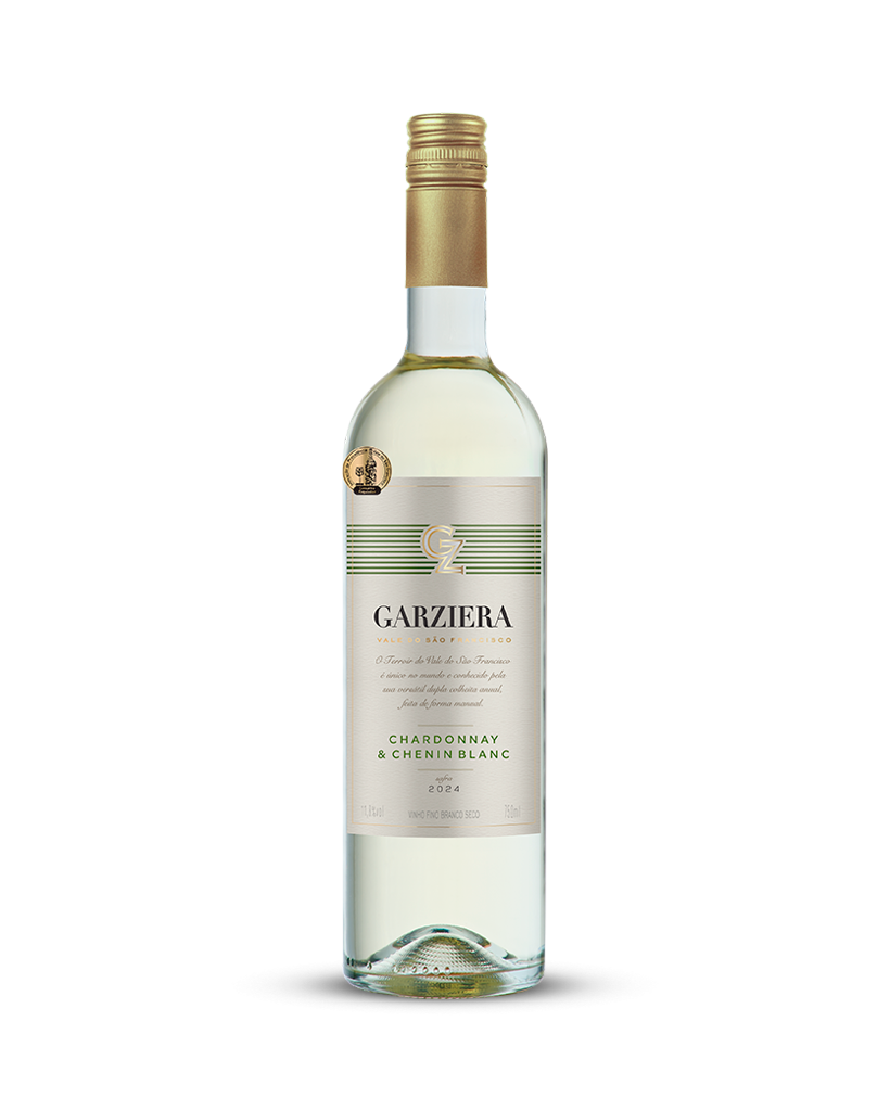 VINHO FINO BRANCO CHARDONNAY/CHENIN BLANC GARZIERA 750ML