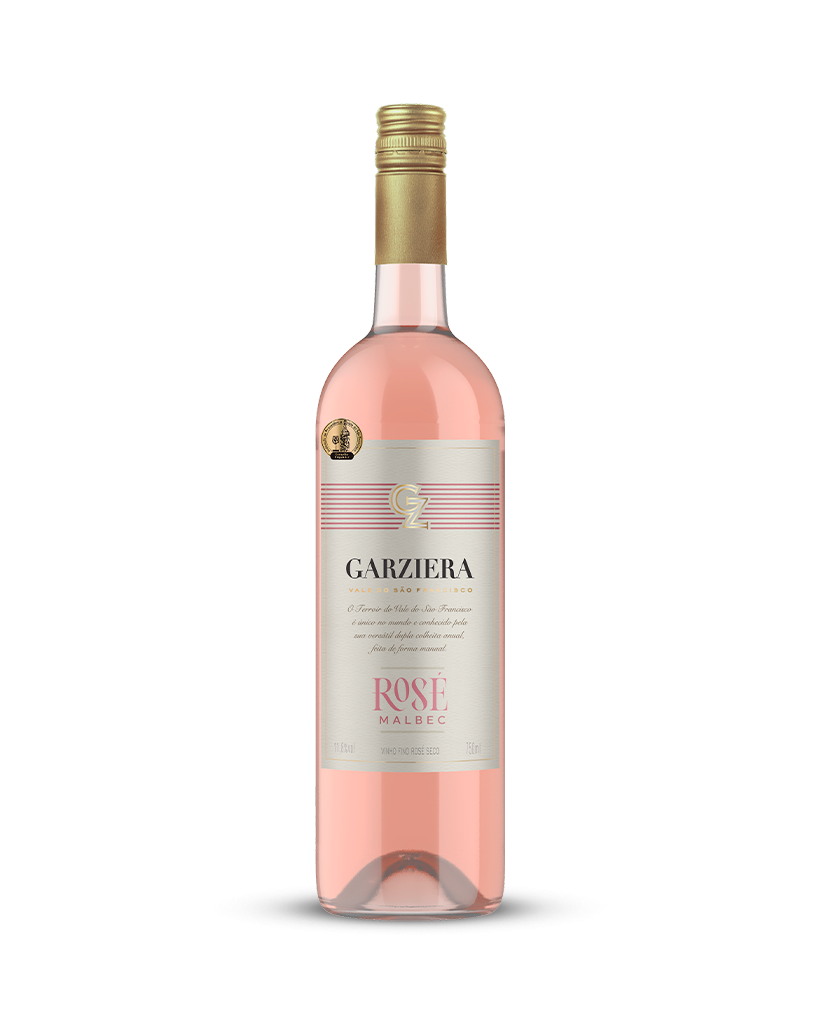 VINHO FINO MALBEC ROSE VARIETAL GARZIERA 750ML