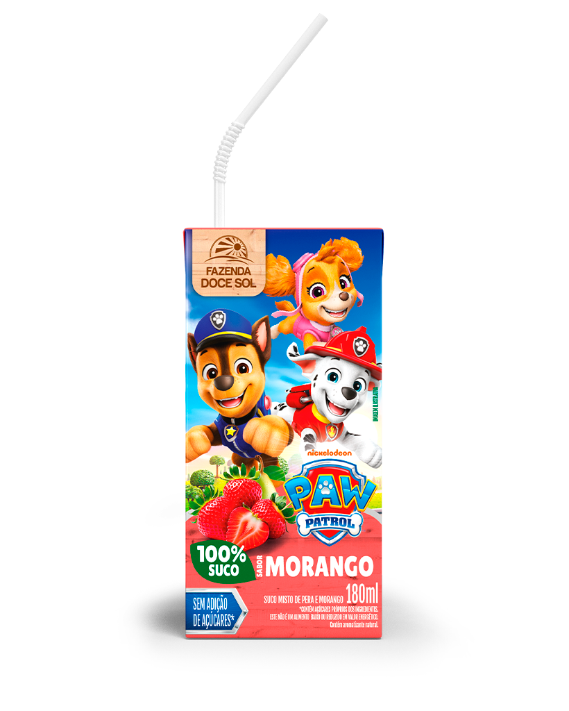 PATRULHA CANINA PERA E MORANGO 180ML