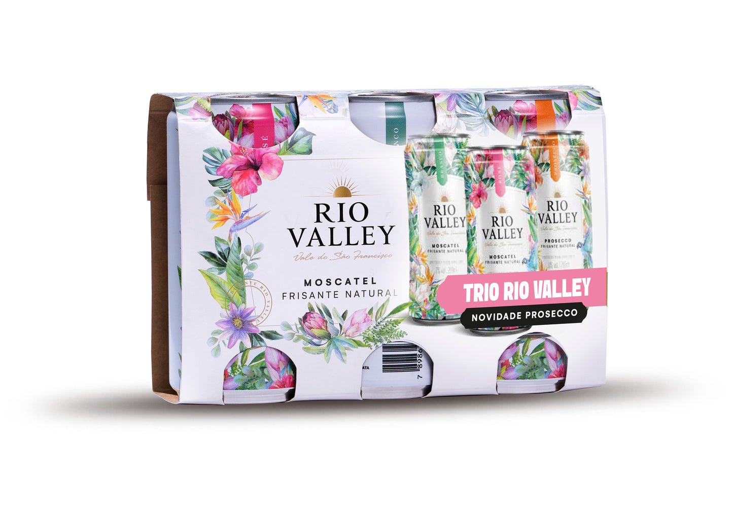 TRIO EXPERIMENTACAO FRISANTES RIO VALLEY ROSE, BRANCO, PROSECCO 3X269M
