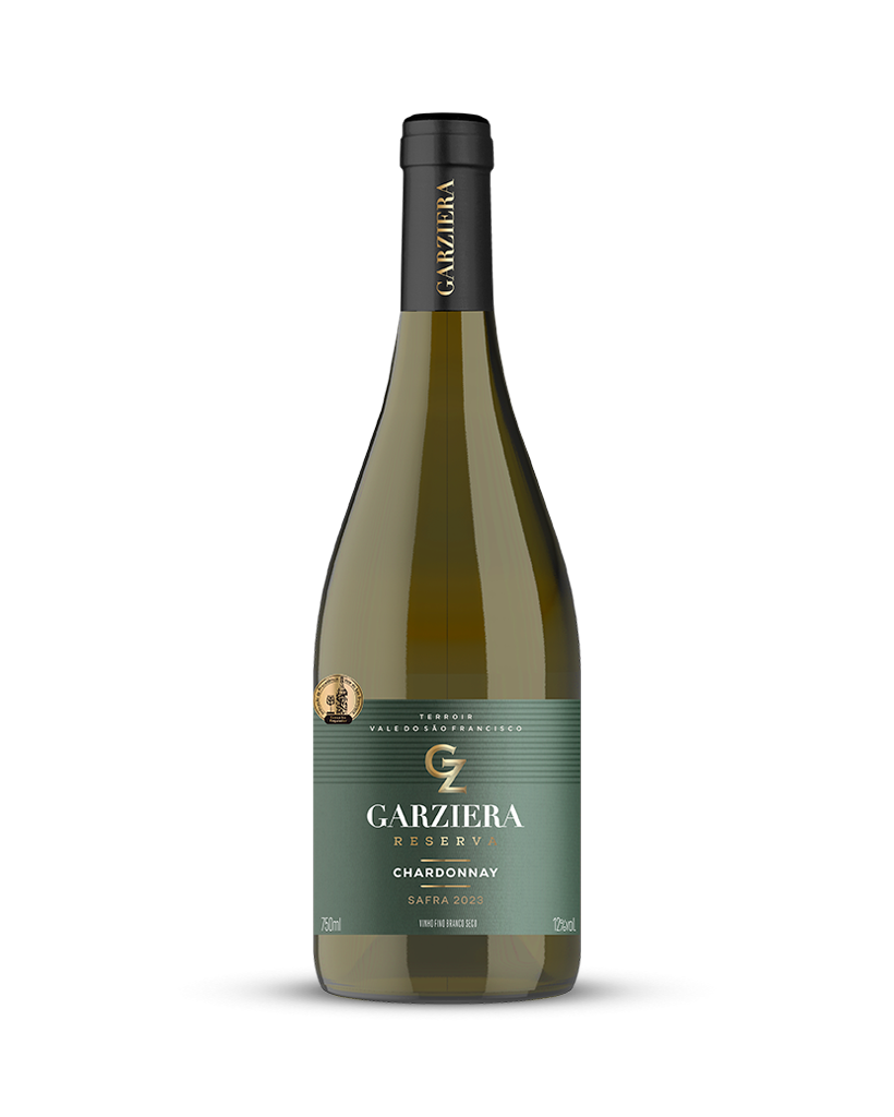 VINHO FINO BRANCO CHARDONNAY RESERVA GARZIERA 750ML