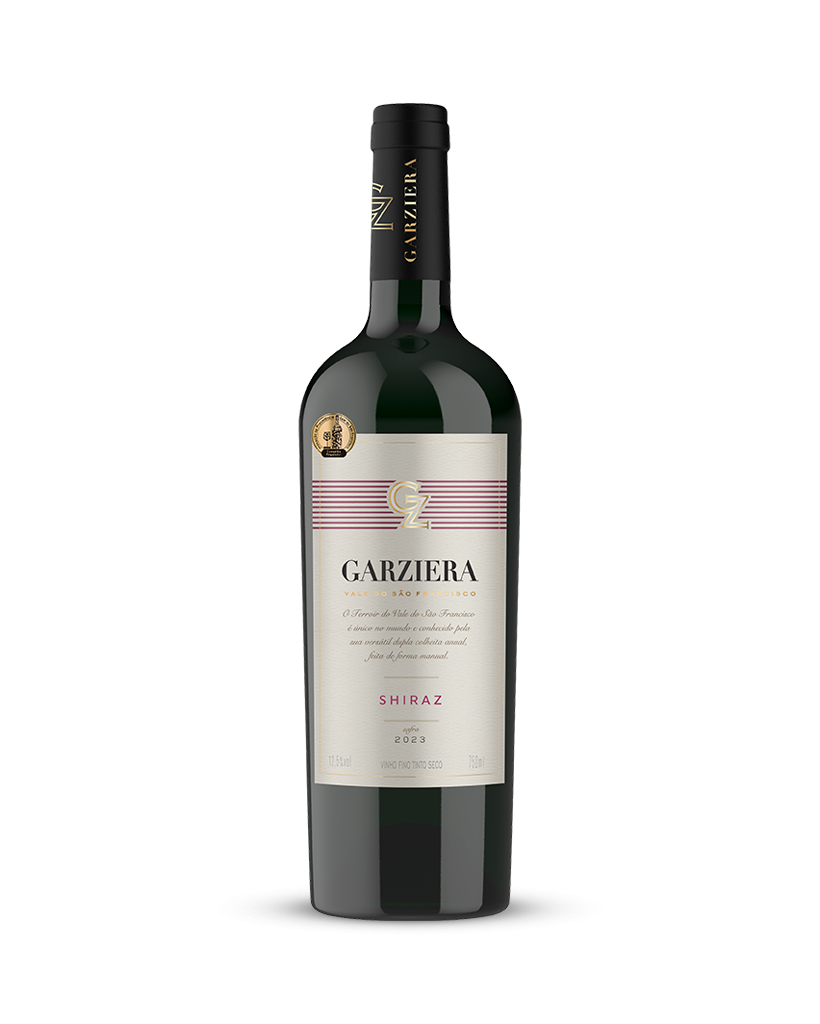 VINHO FINO TINTO SHIRAZ VARIETAL GARZIERA 750ML