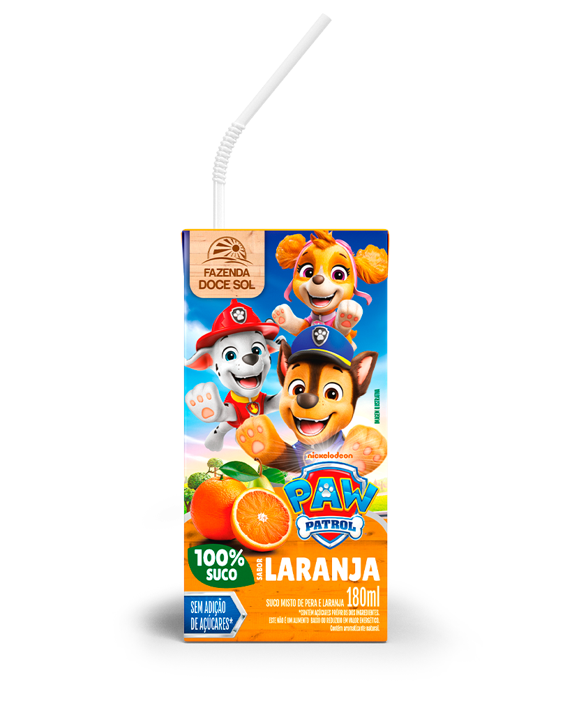 PATRULHA CANINA PERA E LARANJA 180ML